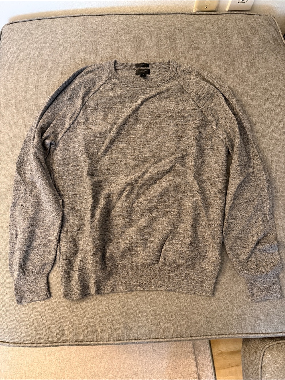 J. Crew Heather Gray Crewneck Sweater